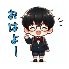 [LINEスタンプ] なおくん6さい