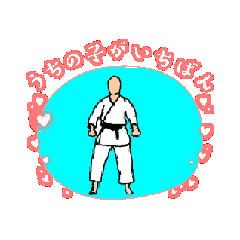 [LINEスタンプ] KARATE  KATA SANDAN