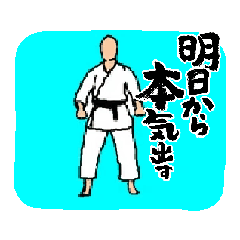 [LINEスタンプ] KARATE  KATA YONDAN