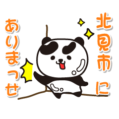 [LINEスタンプ] 艶パンダ！ 北海道北見市！