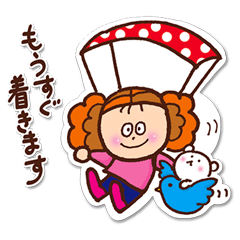 [LINEスタンプ] ポン＆グレース1（修正版）