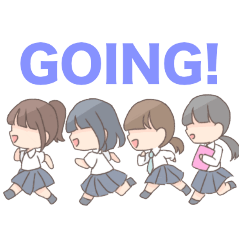 [LINEスタンプ] GOING！(強引グー)