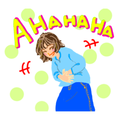 [LINEスタンプ] 気持ちはいつまでも女の子