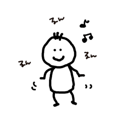 [LINEスタンプ] 落書き人間【らくにん】