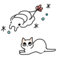 [LINEスタンプ] アノマロとねこ