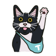 [LINEスタンプ] ひげねこ とろろさん