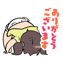 [LINEスタンプ] ベビーな娘ちゃん（1）