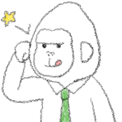 [LINEスタンプ] 都会のゴリラ