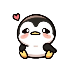 [LINEスタンプ] ただ可愛いペンギン