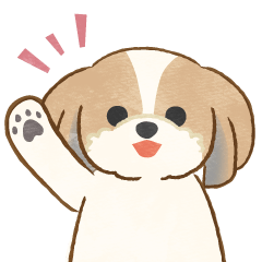 [LINEスタンプ] 使いやすいかわいい犬スタンプ2