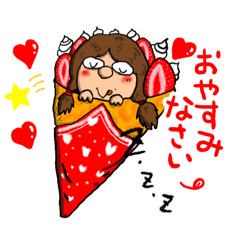 [LINEスタンプ] 頭が春ちゃんスタンプ