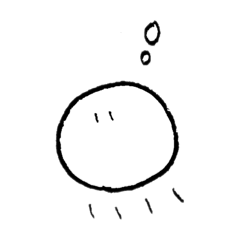 [LINEスタンプ] モノクロクラゲ