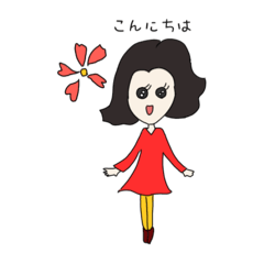 [LINEスタンプ] ビバ！カラフルガール