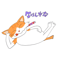 [LINEスタンプ] のんびりネコのワブちゃんスタンプ