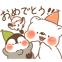 [LINEスタンプ] もふもちどうぶつ【日常】