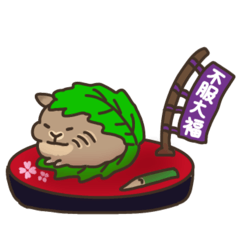 [LINEスタンプ] ふわふわうさぎのけだまちゃん！