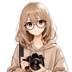 [LINEスタンプ] カメラ好き女子
