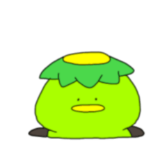 [LINEスタンプ] 穴からひょっこりかっぱちゃん