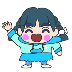 [LINEスタンプ] 転校生スノーちゃん