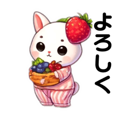 [LINEスタンプ] 動物ふるーつAI✖️日常会話②