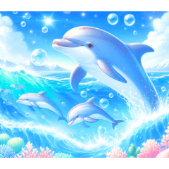 [LINEスタンプ] イルカの魅力