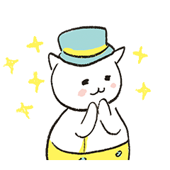 [LINEスタンプ] ハット猫の日常