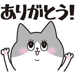 [LINEスタンプ] むっちり猫の日常