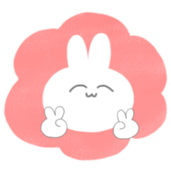 [LINEスタンプ] もちっとしたうさぎ3