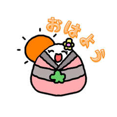 [LINEスタンプ] 鮭おにぎりちゃんとお友達