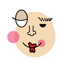 [LINEスタンプ] 顔コンビ.v1