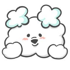 [LINEスタンプ] ふわふわした赤ちゃん