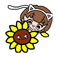 [LINEスタンプ] ぷり美ちゃん 文字なし