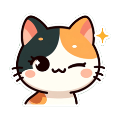 [LINEスタンプ] 三毛猫の楽しいスタンプ