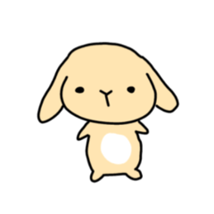 [LINEスタンプ] うさぎとひよことぱんだ(よくつかう？)