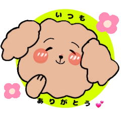 [LINEスタンプ] 使いやすいトイプーちゃん