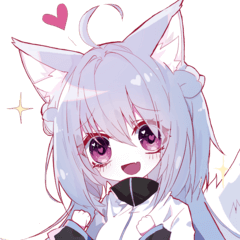 [LINEスタンプ] キツネちゃんの一日