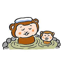 [LINEスタンプ] おさるの日常 その2