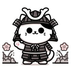 [LINEスタンプ] 侍にゃん