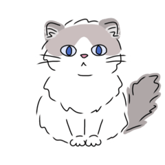 [LINEスタンプ] 組み合わせ猫さん