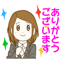 [LINEスタンプ] その内仕事辞めそうなOLの敬語スタンプ