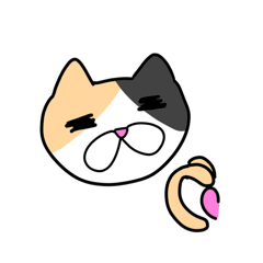 [LINEスタンプ] 組み合わせミケ猫スタンプ