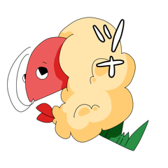 [LINEスタンプ] 天ぷらてゆエビ