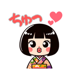 [LINEスタンプ] 2頭身女子からの日常