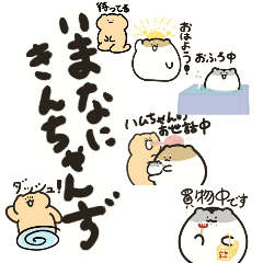 [LINEスタンプ] きんちゃんずスタンプ⑦いまなにの画像（メイン）