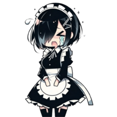 [LINEスタンプ] いろいろメイドさん 4