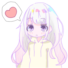 [LINEスタンプ] パステル系ゆるっとガール