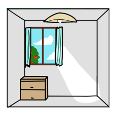 [LINEスタンプ] 【合成用】スタンプが住める部屋・背景