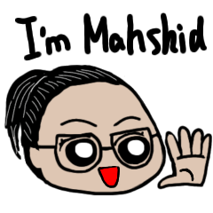 [LINEスタンプ] I'm Mahshied！