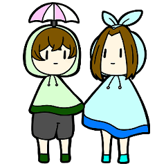 [LINEスタンプ] テルテル兄弟の日々