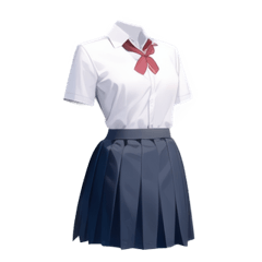 [LINEスタンプ] 【スタンプアレンジ用】女子高生の制服